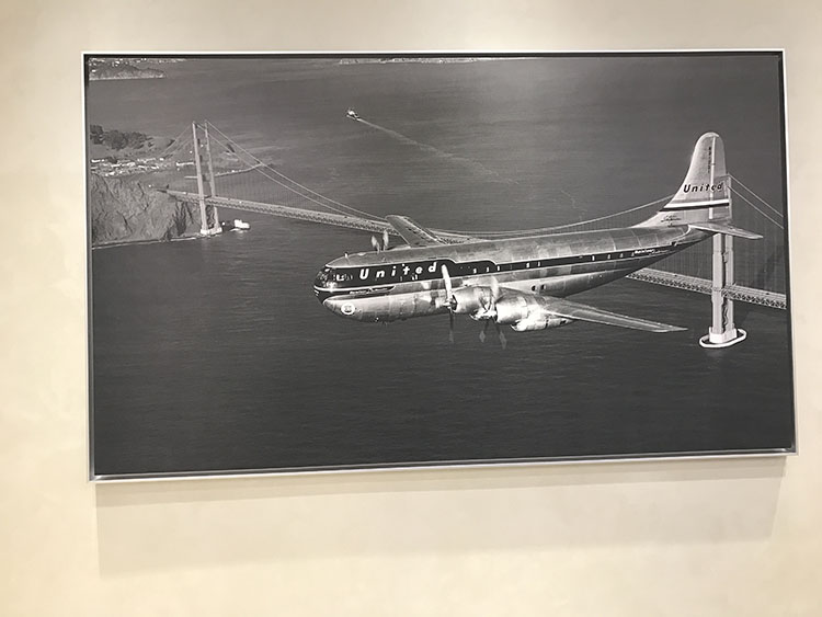 昔のユナイテッド航空機