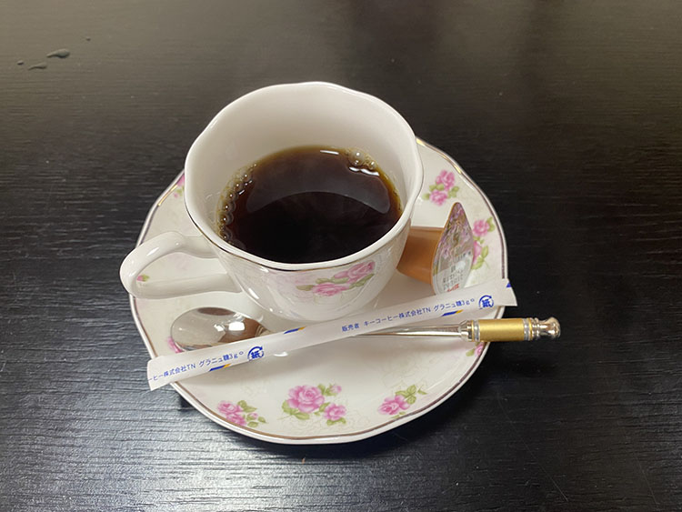 食後のコーヒー