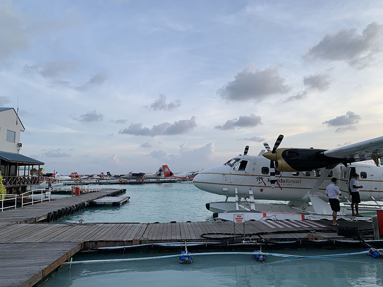 小型機への搭乗