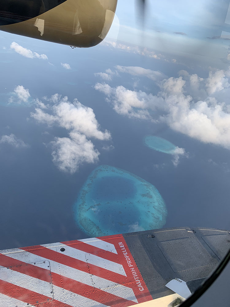 飛行機から見える島（２）