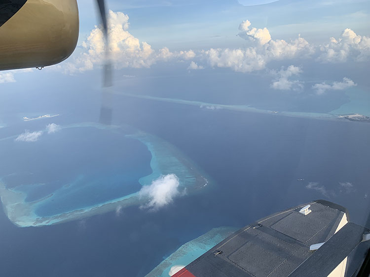 飛行機から見える島（３）