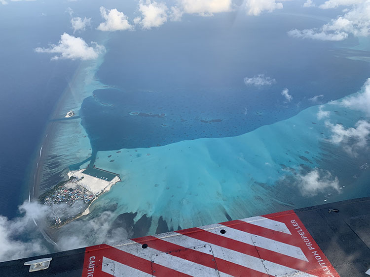 飛行機から見える島（４）