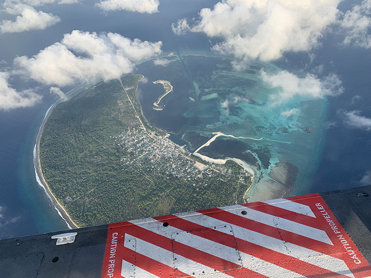 飛行機から見える島（５）
