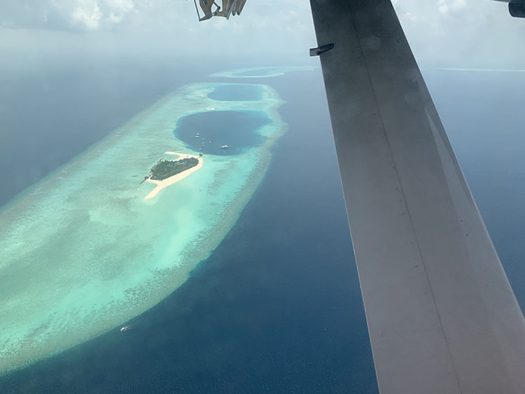 飛行機から見える島（３）