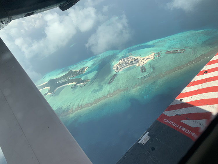 飛行機から見える島（５）