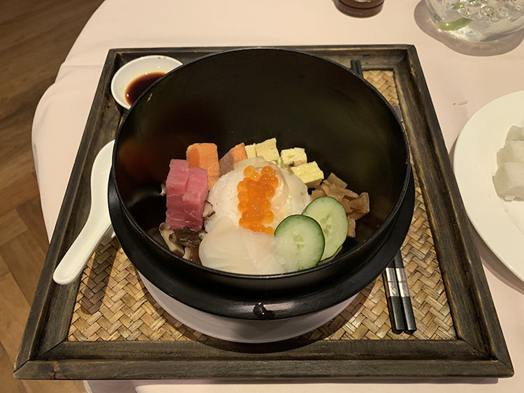 Dinner at the Private Room - Chirashi Sushi