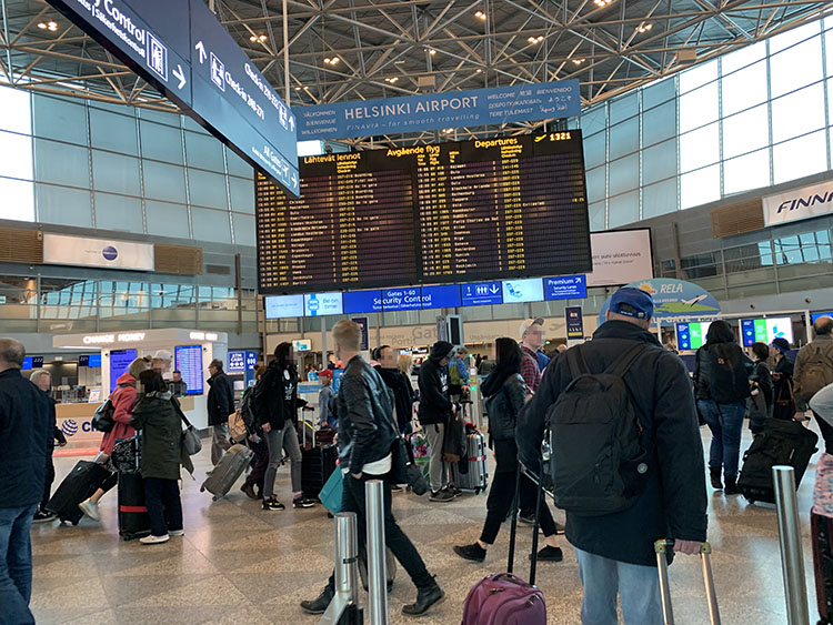 離ヘルシンキ空港陸前