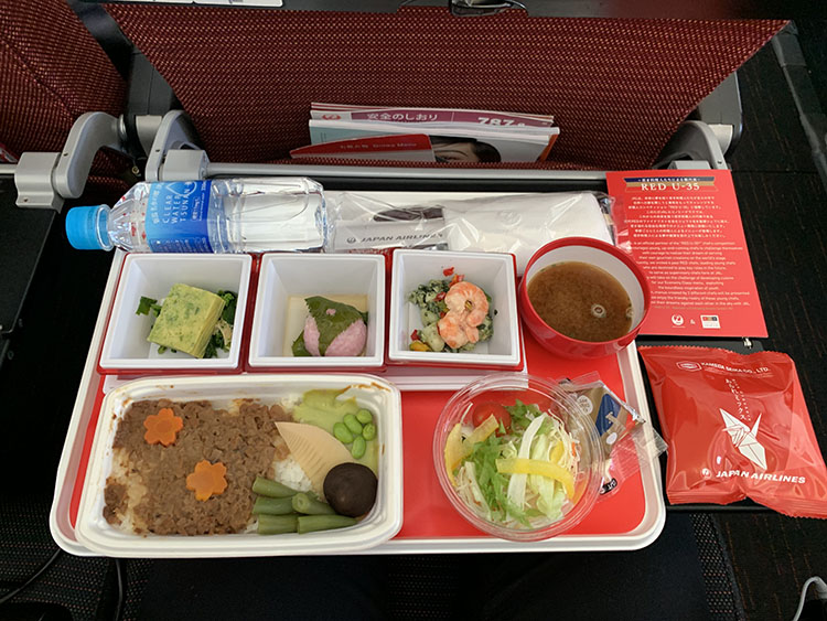 和食の機内食