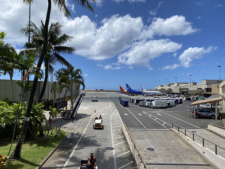 ホノルルの空港