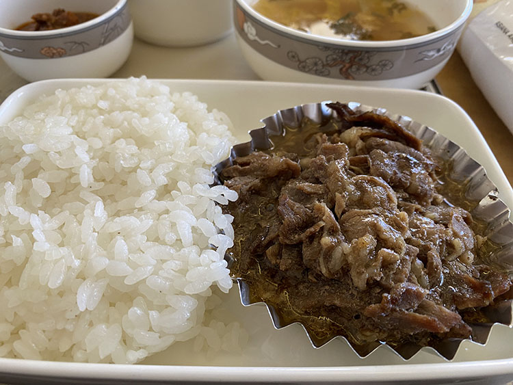 ご飯とプルコギ