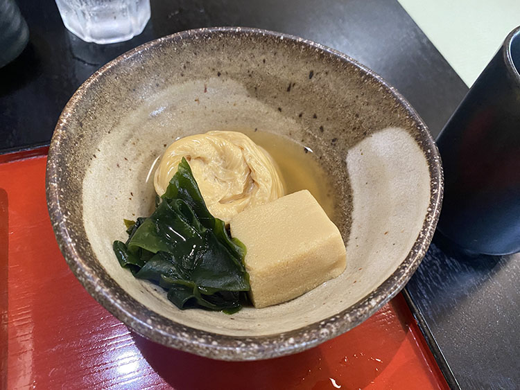 湯葉煮と高野豆腐
